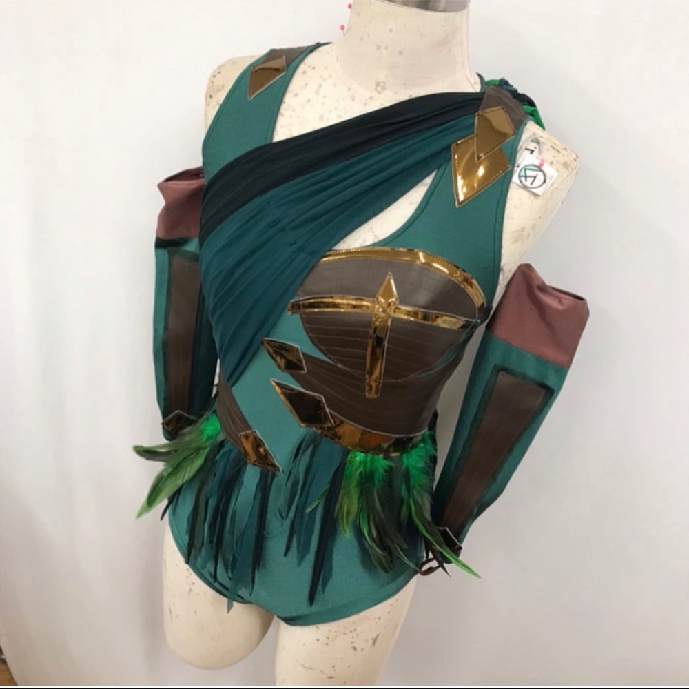 Aerial circus costume leotard